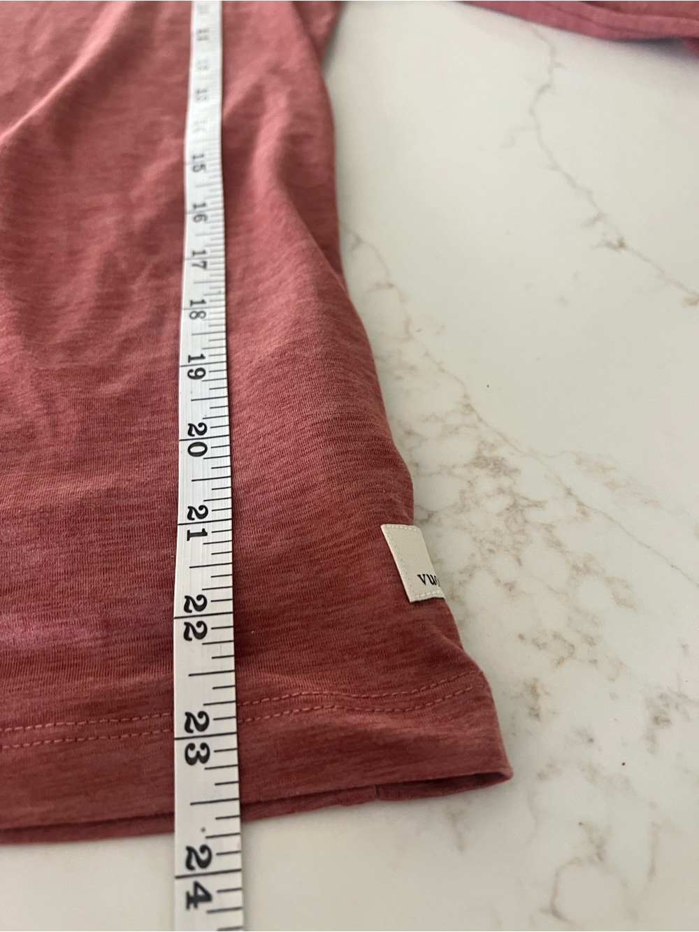 Vuori Lux Crew Long Sleeve Shirt Women’s Small Rust Heather - Picture 8 of 10